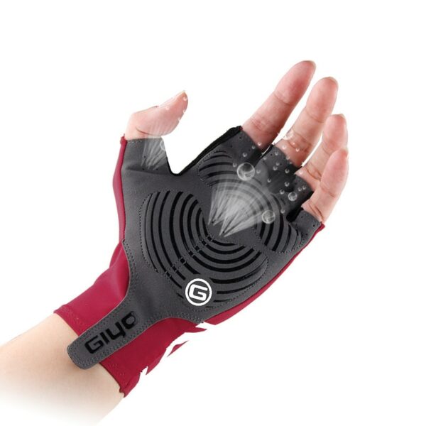 Giyo Half Finger Bike Gloves - Image 3